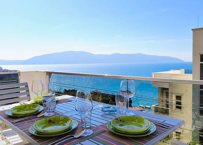 Apartment Blue Escape Sea View With Balcony Vlore